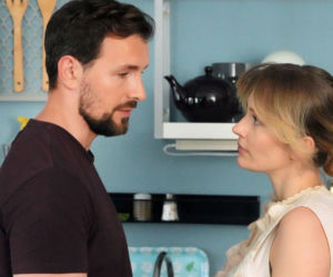 Barwy szczęścia odc. 3276. Marcin Kodur (Oskar Stoczyński), Renata (Anna Mrozowska)