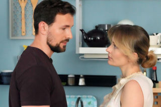 Barwy szczęścia odc. 3276. Marcin Kodur (Oskar Stoczyński), Renata (Anna Mrozowska)