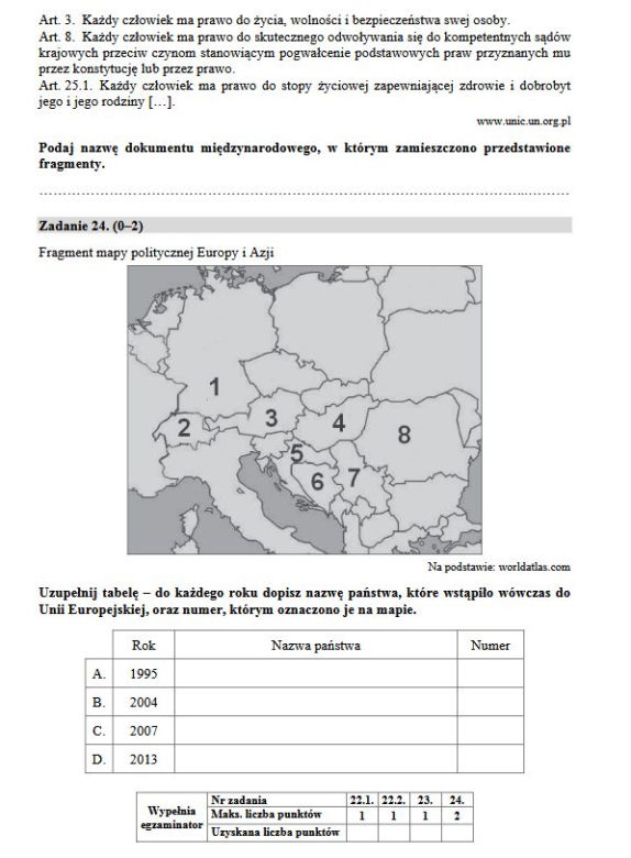 Matura 2017 wos rozszerzony