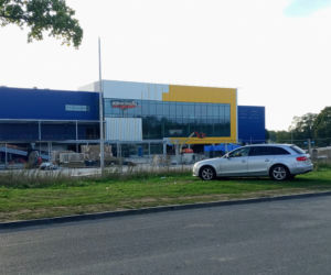 Budowa sklepu IKEA w Szczecinie - październik 2020
