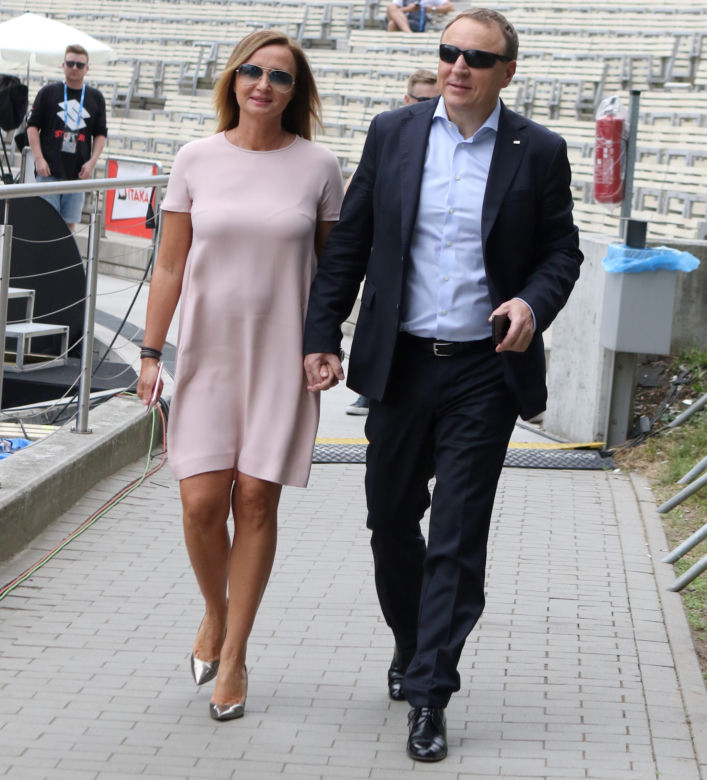 Jacek Kurski i Joanna Klimek