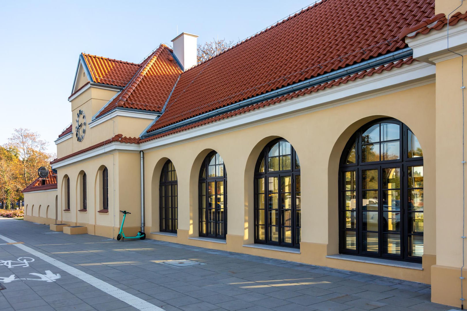 Dawny dworzec Kolei Wilanowskiej w Warszawie po remoncie