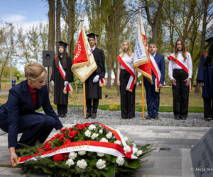 Elegancka Marta Nawrocka w Chojnie