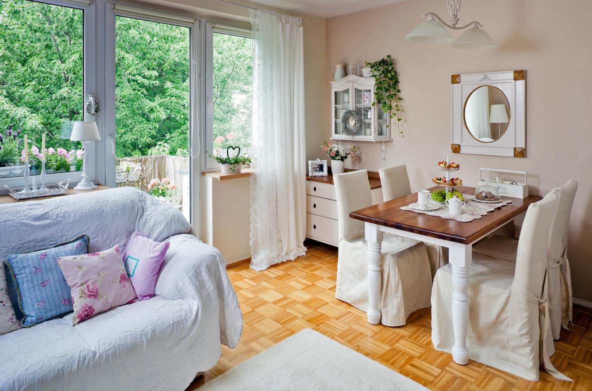 Firanki na okno balkonowe w bloku