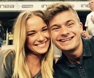 Karol Linetty i Wioletta Kanafa