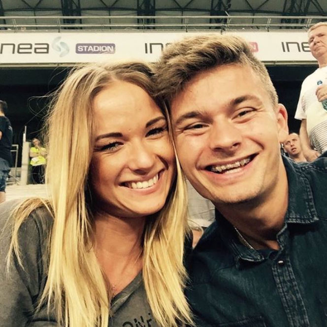 Karol Linetty i Wioletta Kanafa