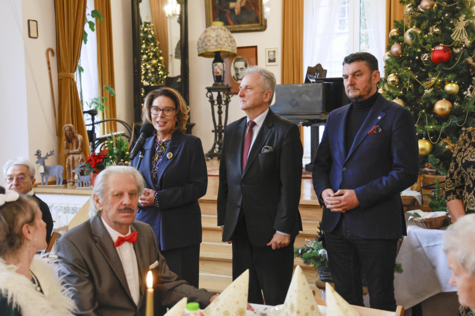 Wzruszająca wigilia w Skolimowie. Niespodziewani goście!