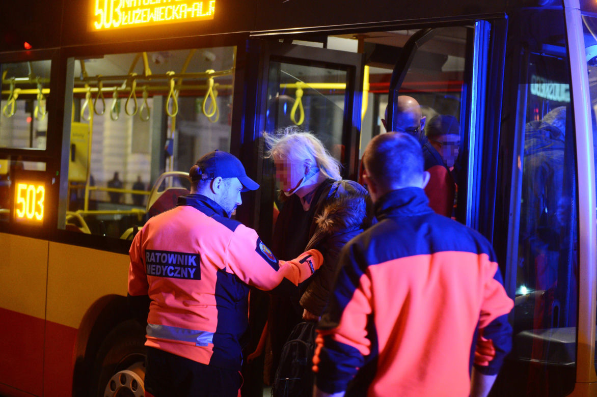 Wypadek autobusu na Nowym Świecie
