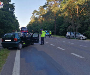 Pijana kobieta wiozła dzieci. Skończyło się wypadkiem