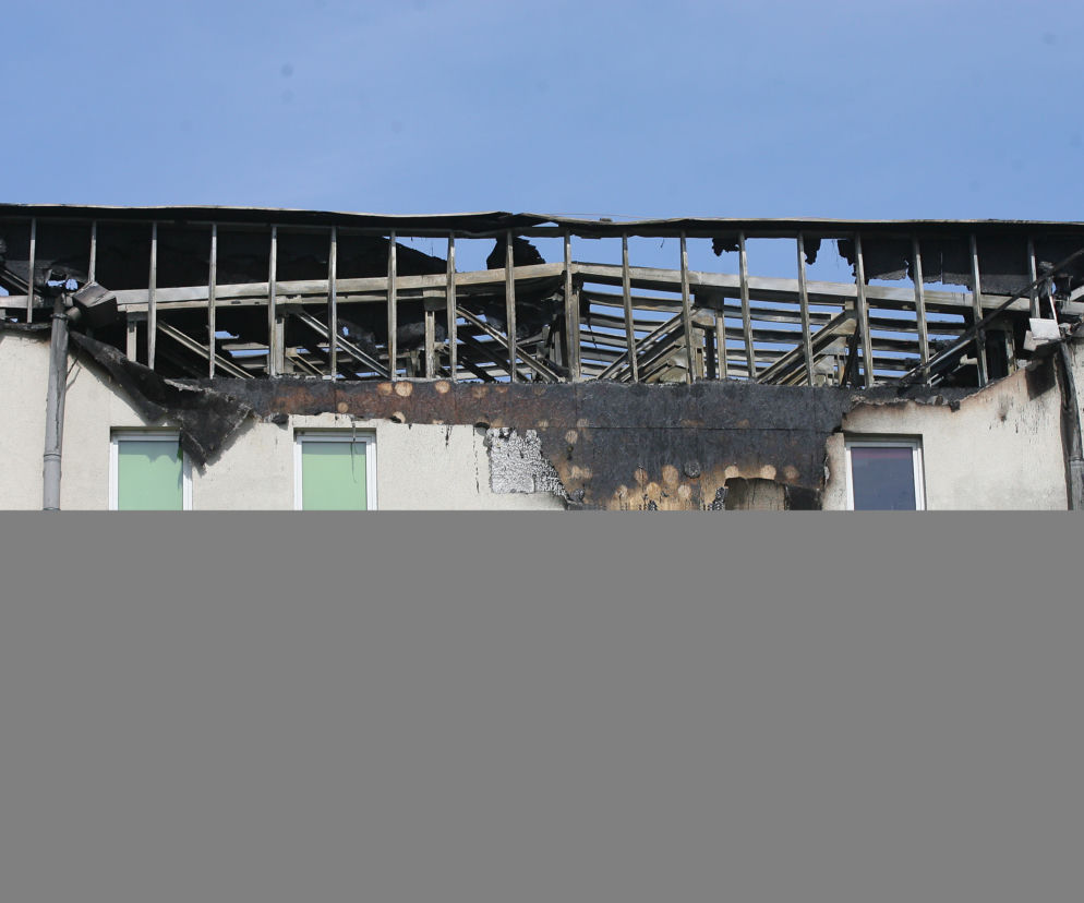 Pożar na ul. Flisa w Warszawie