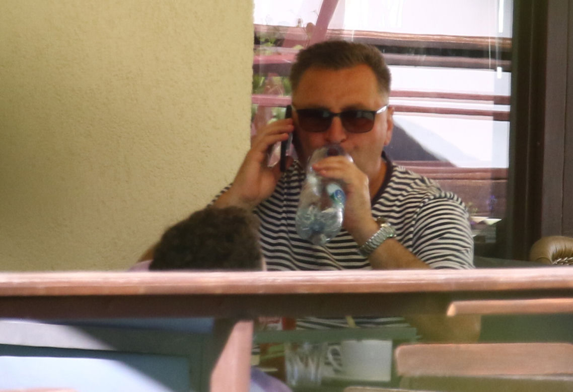 Czesław Michniewicz w restauracji