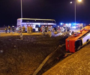 Wypadek Ukraińskiego autobusu w Kaszycach