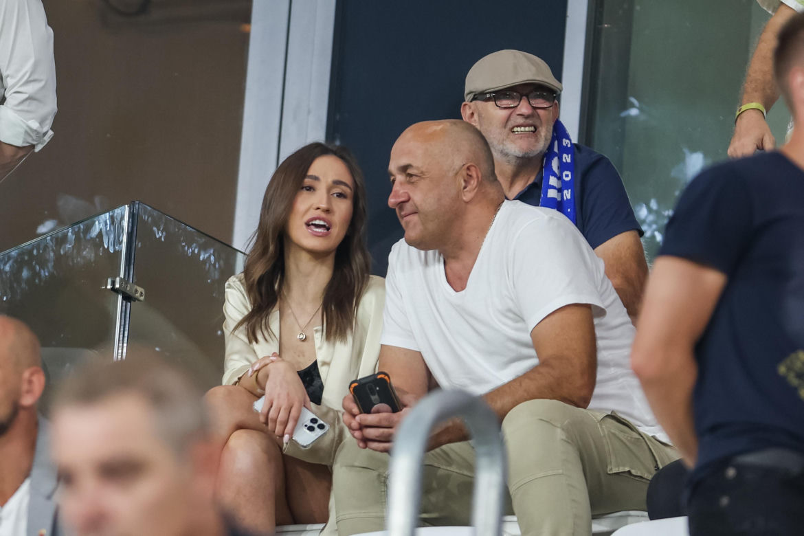 Kibice na meczu Raków Częstochowa - FC Kopenhaga