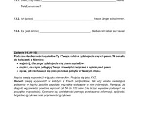 Egzamin ósmoklasisty 2021: niemiecki. Arkusze CKE [27.05.2021]