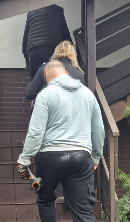Sylwia Wysocka z komornikiem i policją odzyskała swoje rzeczy