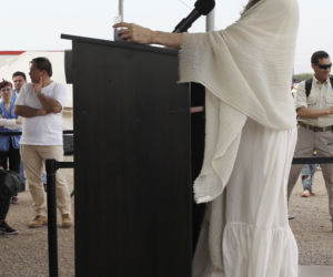 Angelina Jolie w obozie dla uchodźców w Kolumbii