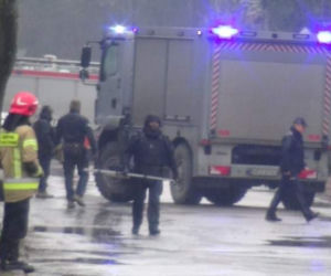 Wielka akcja służb w Otwocku. Ktoś podłożył bombę pod komisariatem?