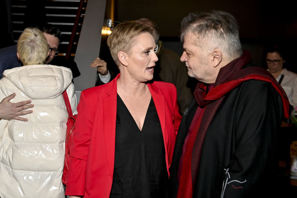 Krzysztof Globisz na premierze filmu "Prawdziwe życie aniołów"