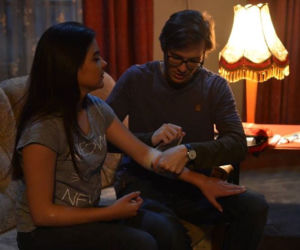Dziewczyny ze Lwowa. Olyia (Katarzyna Ucherska), Tomek (Adrian Zaremba)