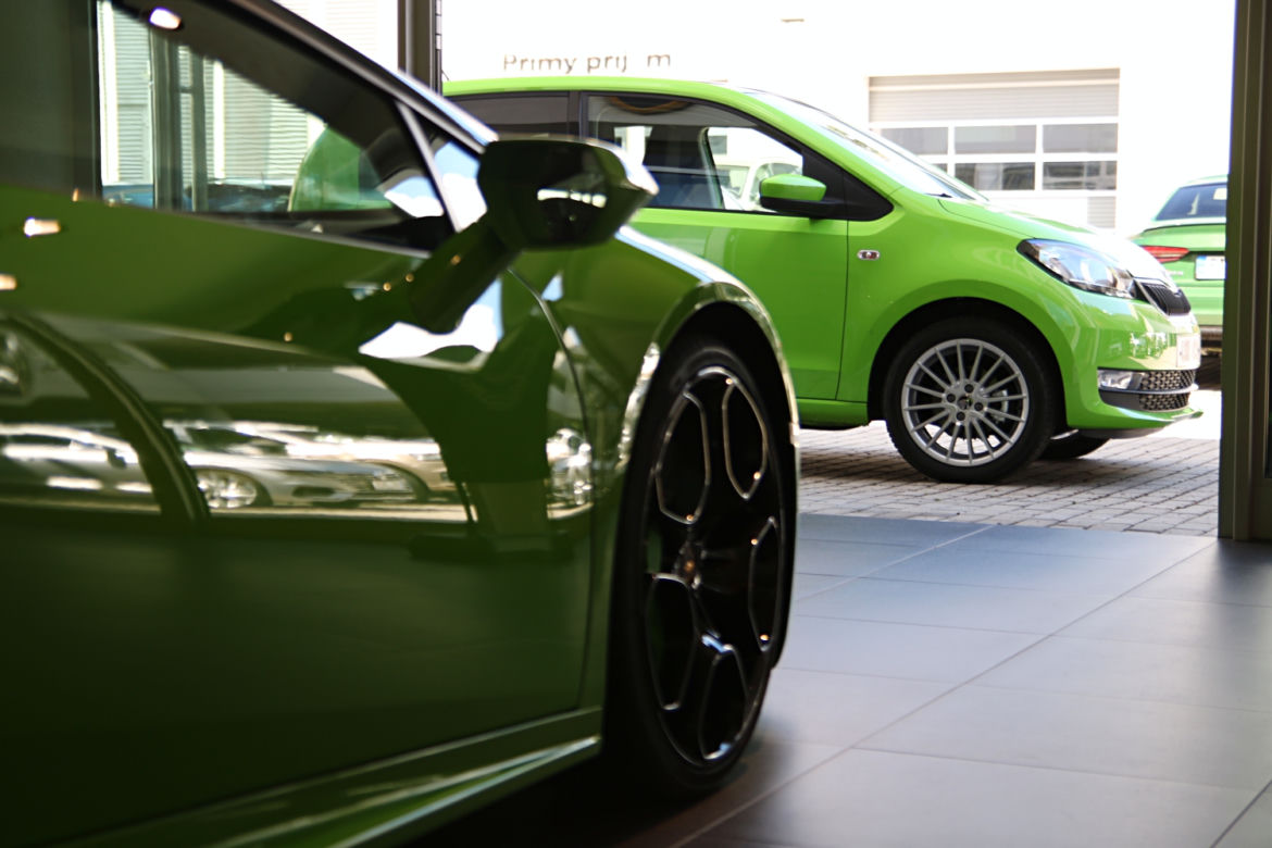 Skoda Citigo jak Lamborghini Huracan