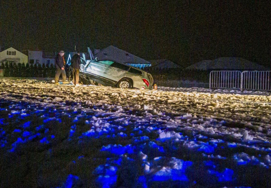 Wypadek  w Dębowicy. Audi zderzyło się z mercedesem
