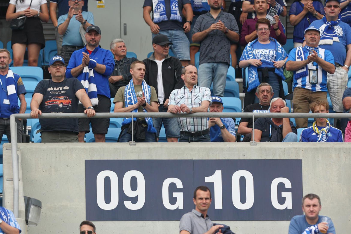 Ruch Chorzów i jego kibice żegnają Ekstraklasę w wielkim stylu