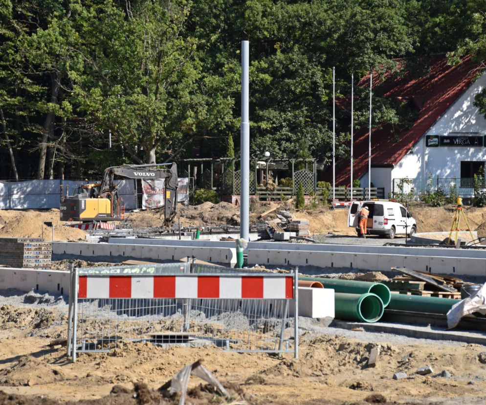 Budowa węzła Głębokie - sierpień 2020