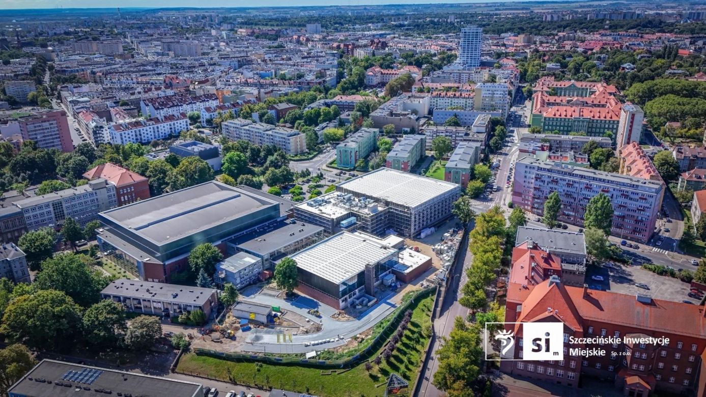 Budowa Szczecińskiego Domu Sportu - sierpień 2025