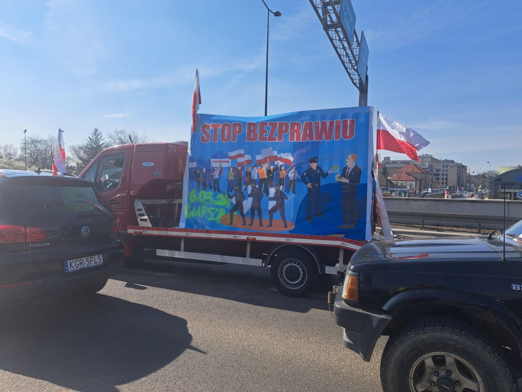 Protest rolników w Krakowie. 20.03.2024
