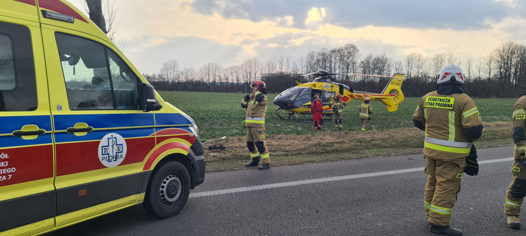 18-latka ciężko ranna po dachowanio opla w Drobinie. Potworny wypadek na DK10 pod Płockiem [ZDJĘCIA]