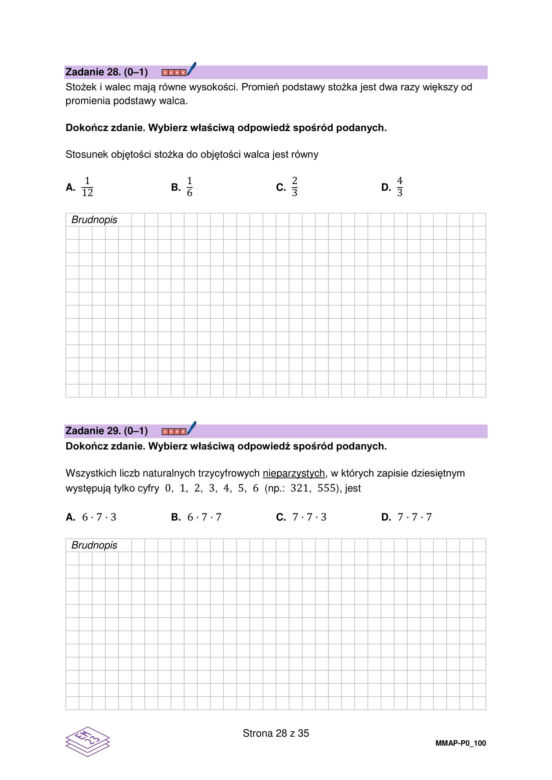 Matura 2026 z matematyki: arkusze CKE, poziom podstawowy [Formuła 2023] 05.05.2026