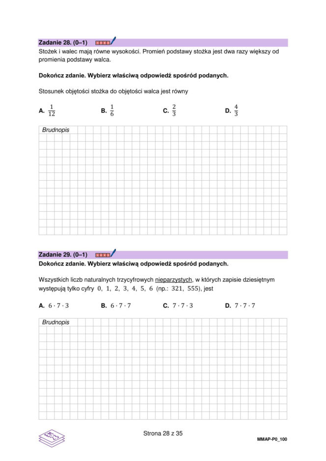 Matura 2026 z matematyki: arkusze CKE, poziom podstawowy [Formuła 2023] 05.05.2026
