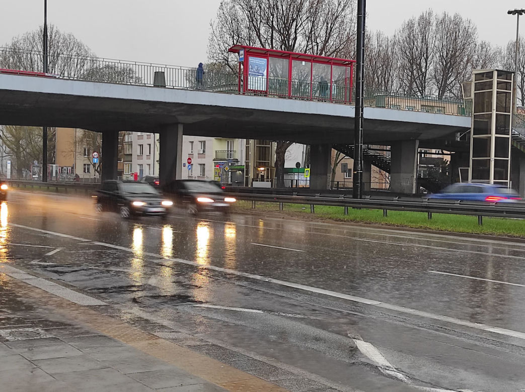 Pierwsza wiosenna burza uderzyła w Warszawę