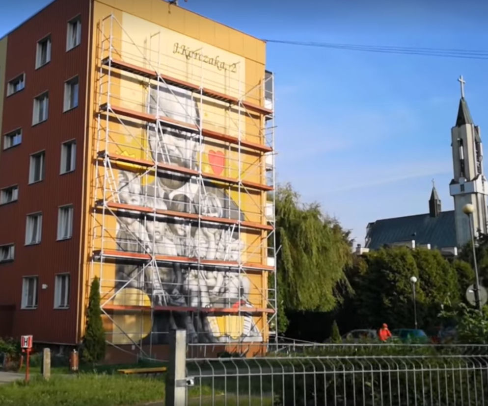 Kolejny mural powstaje w Rzeszowie: Tym razem przy Korczaka