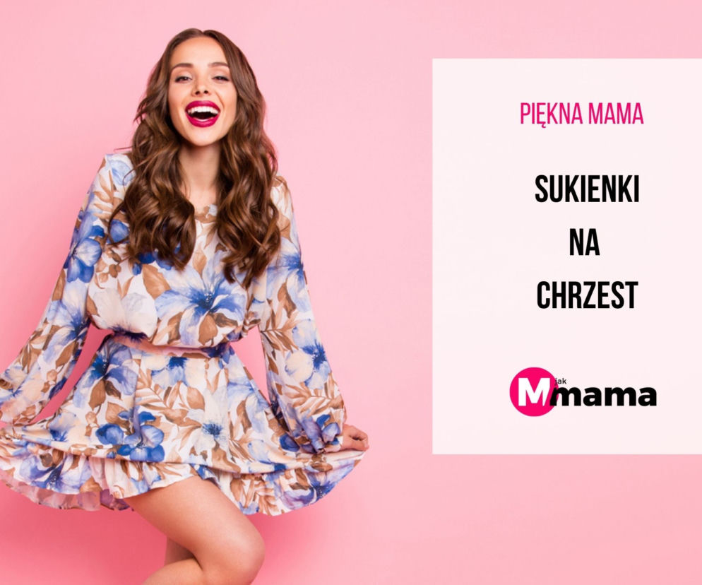 sukienka na chrzest dla mamy