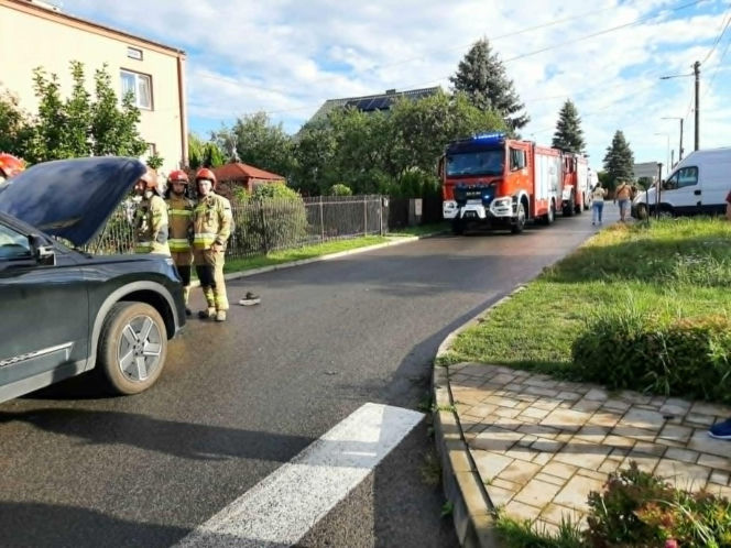 Wypadek na ulicy Żytniej w Starachowicach