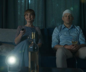 Barwy szczęścia, odcinek 3304. Agnieszka (Katarzyna Tlałka), Łukasz (Michał Rolnicki)