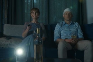 Barwy szczęścia, odcinek 3304. Agnieszka (Katarzyna Tlałka), Łukasz (Michał Rolnicki)