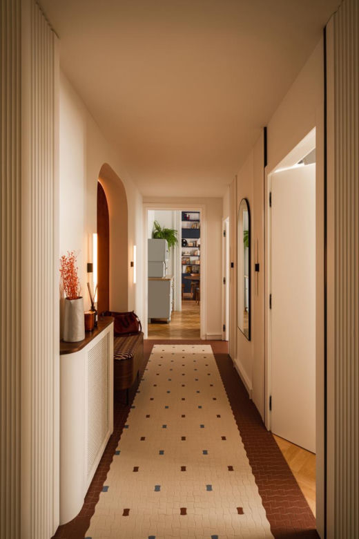 Vintage i eklektyzm we wnętrzach łódzkiej kamienicy wg projektu Hanny Pietras Architects