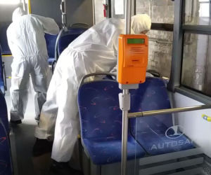Przemyskie  przystanki i autobusy zdezynfekowane