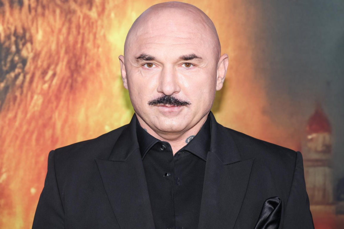 Patryk Vega na premierze filmu "Putin"