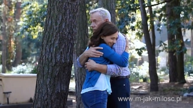 M jak miłość. Zbyszek Filarski (Andrzej Precigs), Zuza Marszałek (Jolanta Fraszyńska)