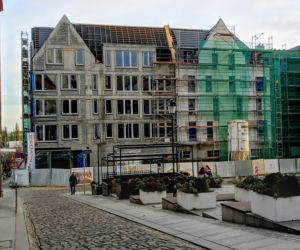 Budowa hotelu na Podzamczu - listopad 2020