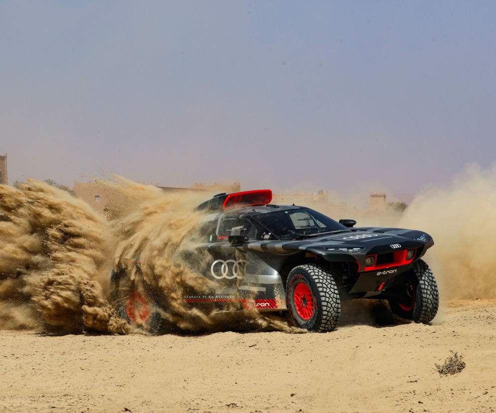 Audi RS Q e-tron testowane w Maroku
