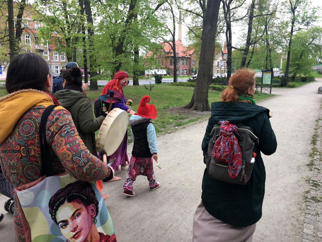 Happening "Boso przez Grudziądz"