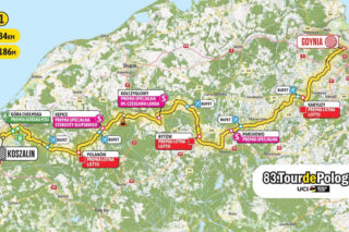 Tour de Pologne, 1. etap Gdynia - Koszalin