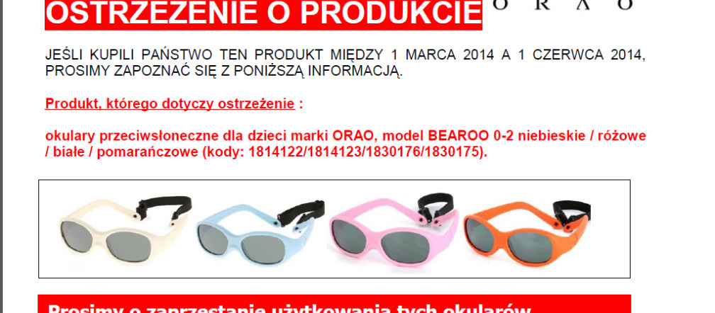 Okulary Orao