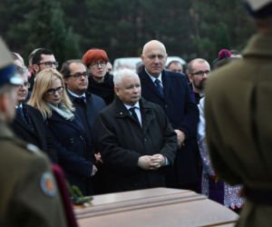 Pogrzeb posła Strzałkowskiego. Pojawił się Jarosław Kaczyński