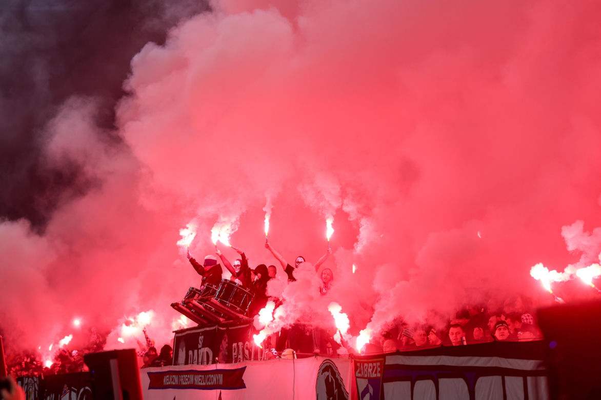 Górnik Zabrze - Legia Warszawa: Zdjęcia kibiców i zawodników z hitu 13. kolejki PKO BP Ekstraklasy