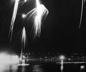 Noc Świętojańska nad Wisłą w Warszawie (1932)